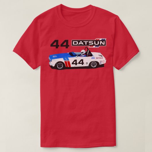 1967 BRE Datsun 1600 Tシャツ (デザイン正面)