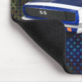 1967 Camaro SS：ブルーフィニッシュ：マウスパッド マウスパッド (コーナー)