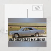 1967 CHEV SS ポストカード (正面/裏面)