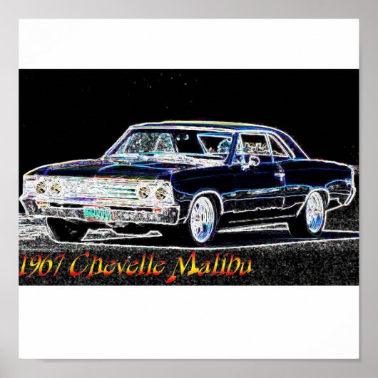 1967_chevelle_malibu ポスター (正面)