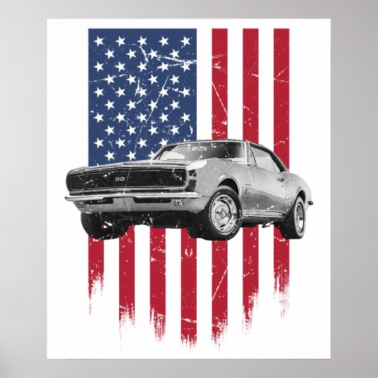 1967 Chevrolet Camaro SS 396 ポスター (正面)