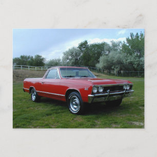 1967 Chevrolet Chevelle El Camino ポストカード