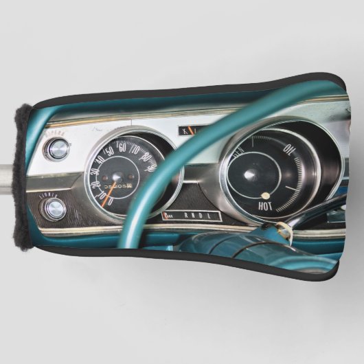 1967 Classic Car Dashboard Golf Head Cover ゴルフヘッドカバー (正面)