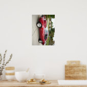 1967 Flame Red SS 396カマロ ポスター (キッチン)