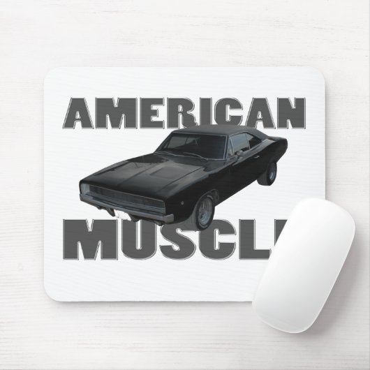 1968ごまかしの充電器r/tのアメリカ人筋肉 マウスパッド (マウス)