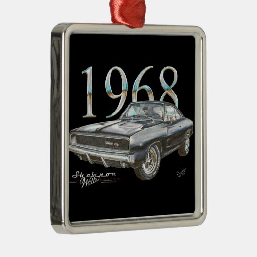 1968ごまかしの充電器R/Tのクリスマスのオーナメント メタルオーナメント (右)