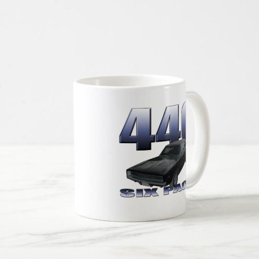 1968のごまかしの充電器rt 440 6パック コーヒーマグカップ (正面右)