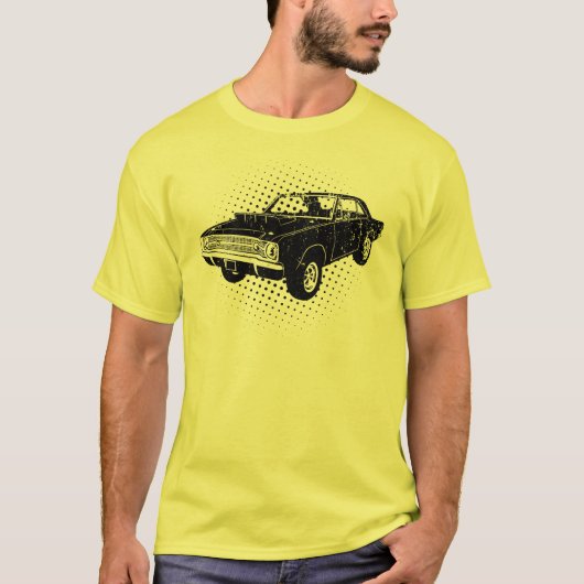 1968のごまかしのHurst Hemiの投げ矢 Tシャツ (正面)
