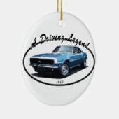 1968のCAMARO SSの黒 セラミックオーナメント (右)