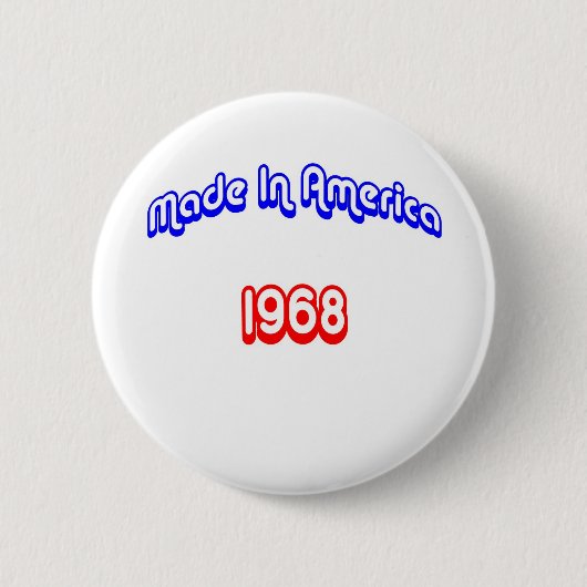 1968アメリカで作りました 缶バッジ (正面)