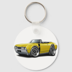 1968オールド442イエローブラックコンバーチブル キーホルダー