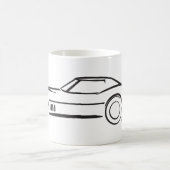 1968コルベットハードトップBLK コーヒーマグカップ (中央)