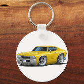 1968シェベルイエローカー キーホルダー (正面)
