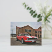 1968スポすごいートchevy camaro ポストカード (スタンド正面)