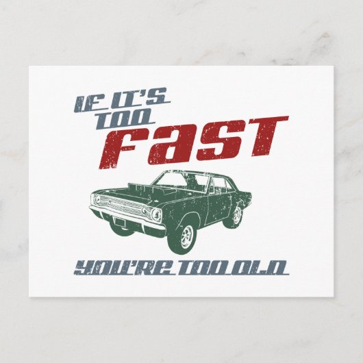 1968ダッジハードスヘミダーツ ポストカード (正面)