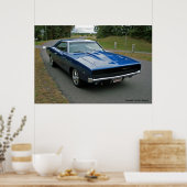 1968ドッジチャージャ ポスター (キッチン)