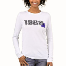 1968フラワーパワーピースサインヒッパイパープル