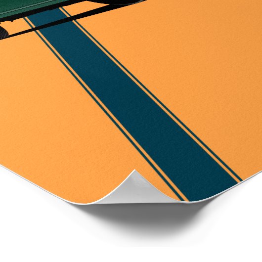 1968ムスタン ポスター (角)