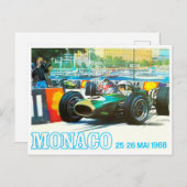 1968モナコグランプリヴィンテージレースはがき ポストカード (正面/裏面)