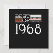 1968ヴィンテージ52周年誕生日記念品 招待状 (正面)