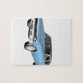 1968台の淡いブルーの筋肉車 ジグソーパズル (横)