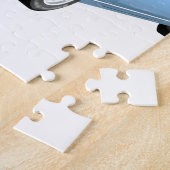 1968台の淡いブルーの筋肉車 ジグソーパズル (側面)