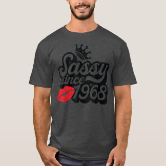 1968年からサッシー素晴らしい54番目の誕生日ギフトアイディア Tシャツ