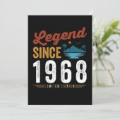 1968年から続く伝説の誕生日レトロヴィンテージ 招待状 (スタンド正面)