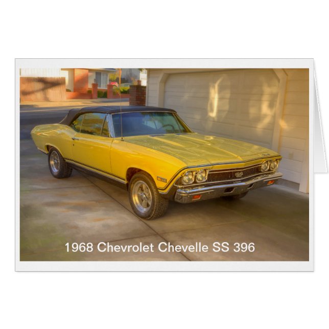 1968年のシボレーCHEVELLE SS 396 (正面横)