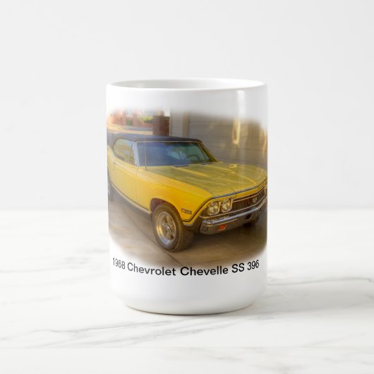 1968年のシボレーCHEVELLE SS 396 コーヒーマグカップ (中央)