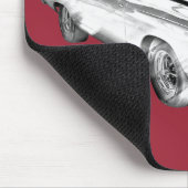 1968年のプリマスのロードランナー筋肉車のイラストレーション マウスパッド (コーナー)