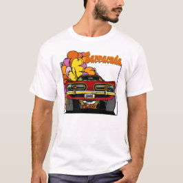 1968年のプリマスバラクーダクラシックな車のTシャツ Tシャツ