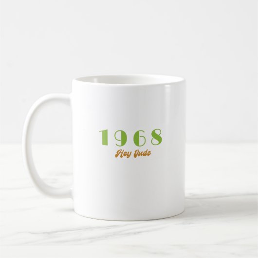 1968年の年間トップソング コーヒーマグカップ (左)