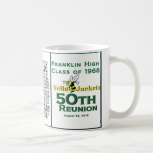 1968年の第50懇親会のコップの一流フランクリン コーヒーマグカップ