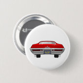 1968年のBuickカリフォルニアGS 缶バッジ (正面&裏面)