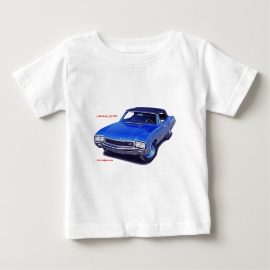 1968年のBuick GS 400 ベビーTシャツ (正面)
