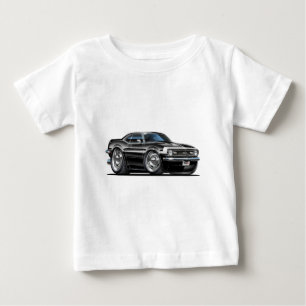 1968年のCamaroの白黒車 ベビーTシャツ