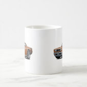 1968年のCoronet RTのブラウン黒い車 コーヒーマグカップ (中央)