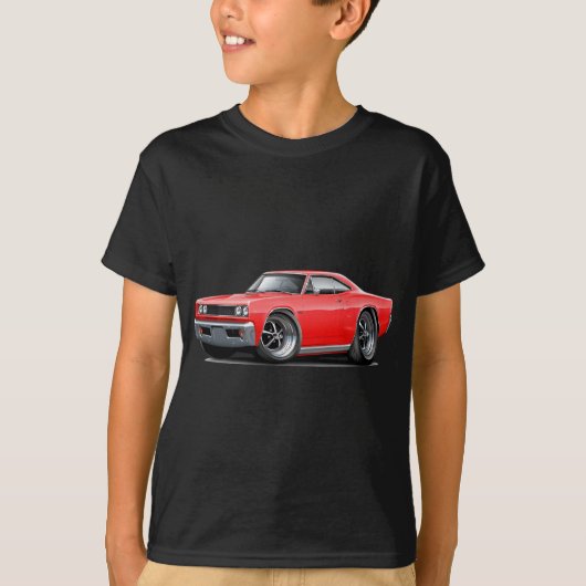 1968年のCoronet RTの赤車 Tシャツ (正面)