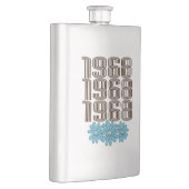 1968年ピースサインアクアヒッピー花火力 フラスク (右)