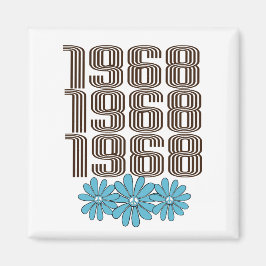 1968年ピースサインアクアヒッピー花火力 マグネット