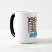 1968年ピースサインアクアヒッピー花火力 モーフィングマグカップ (正面左)