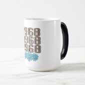 1968年ピースサインアクアヒッピー花火力 モーフィングマグカップ (正面右)