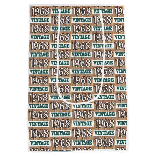 1968年生まれ中抱き枕 ミディアムペーパーバッグ (裏面)