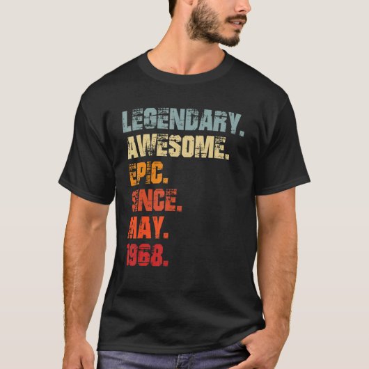 1968年素晴らし5月以来の伝説的な叙事詩ヴィンテージ・バード Tシャツ (正面)