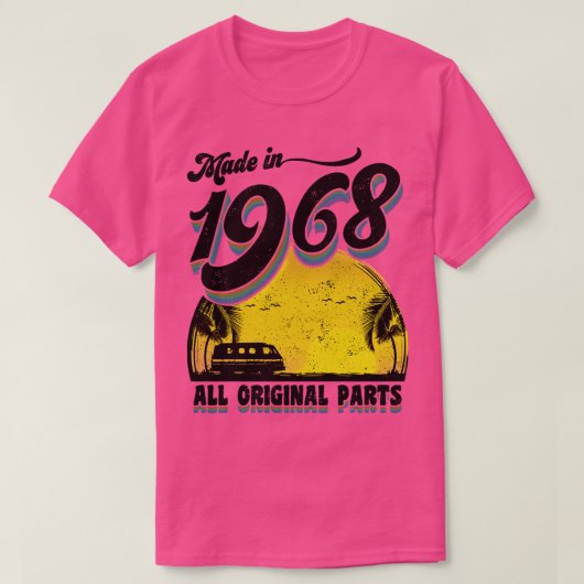 1968年製すべてのオリジナル部品 Tシャツ (デザイン正面)