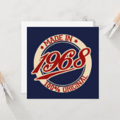 1968年製 カード (正面/裏面インサイチュ)