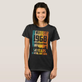 1968年10月素晴らし54日誕生日54年 Tシャツ (正面フル)