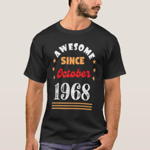 1968年10月誕生日素晴らし1968年10月V Tシャツ