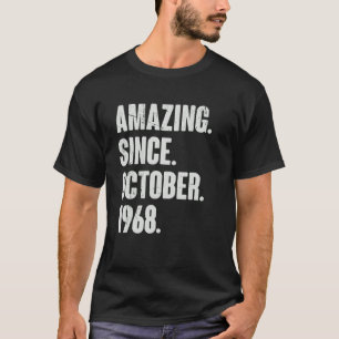 1968年10月54歳54歳の誕生日から素晴らしい Tシャツ